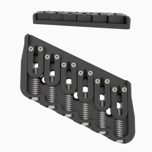 Hipshot Multi-Scale Fixed Guitar Bridge, 6 String